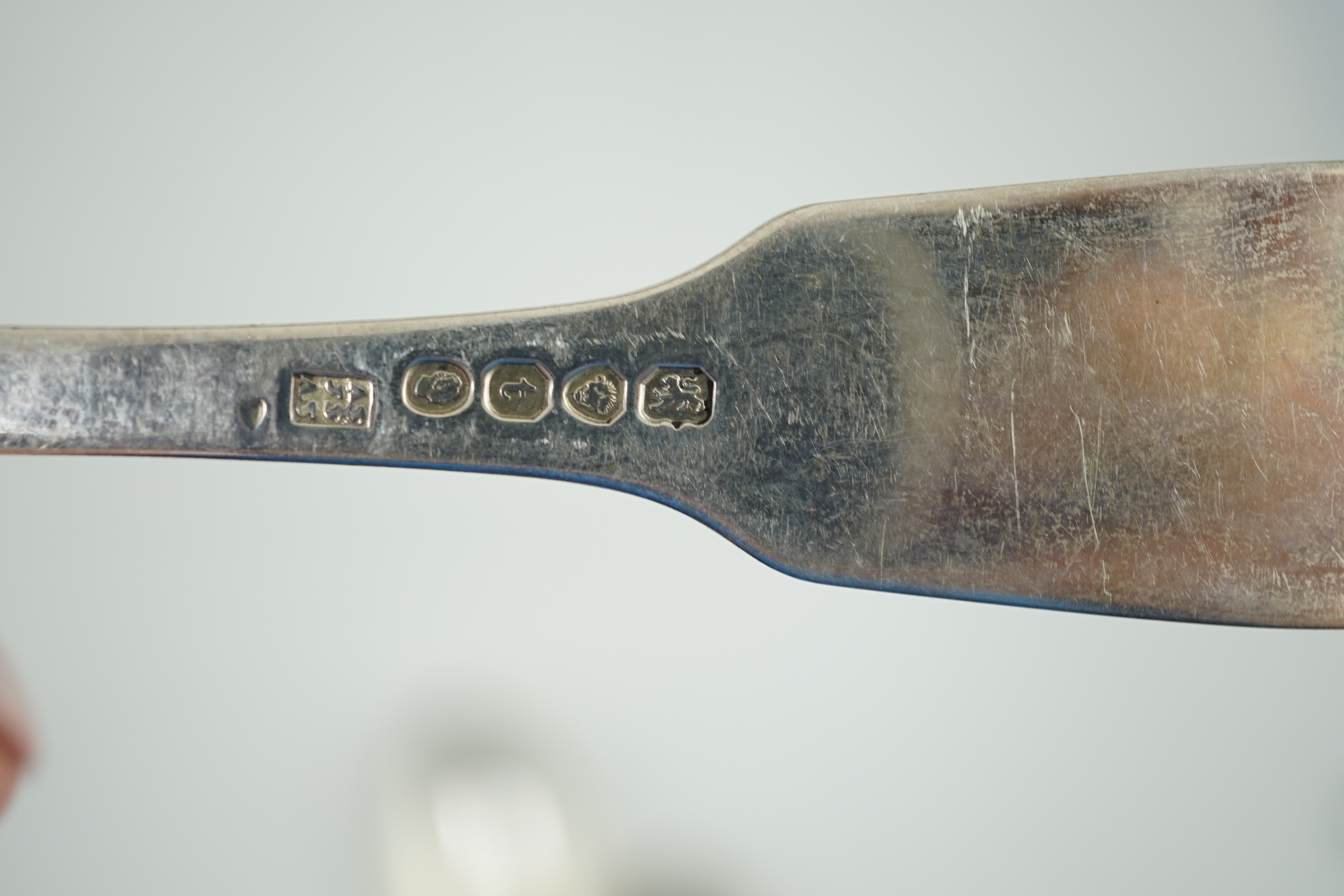 A large quantity of assorted mainly 19th century and later silver and white metal flatware, various dates, patterns and makers